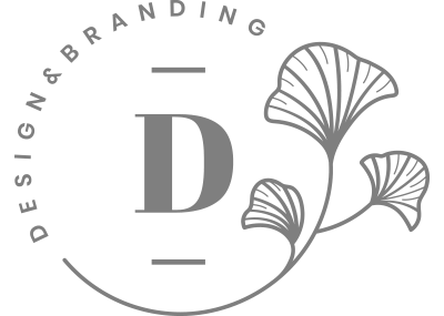 Schlaegle Design Build Associates, Inc. logo featuring a stylized letter "D" with ginkgo leaves, representing design and branding in architecture.