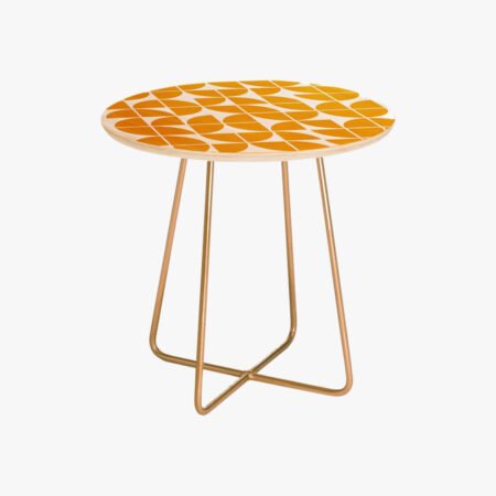 Round side table